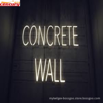 wholesale china factory price concrete wall neon sign